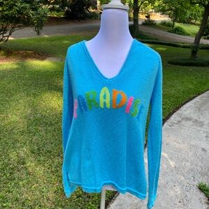 Lilly Pulitzer Blue 'Paradise' Sweater